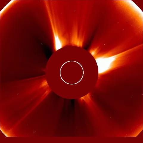 Image of solar wind