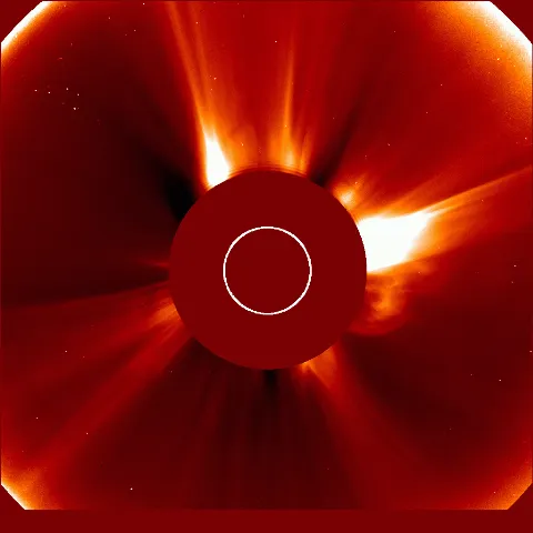 Image of solar wind