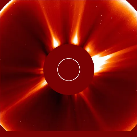 Image of solar wind