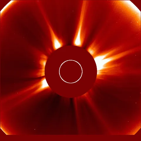 Image of solar wind