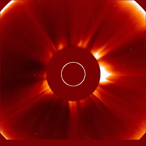 Image of solar wind