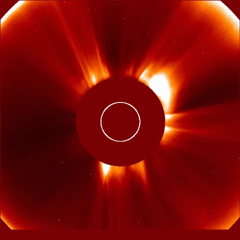 Image of solar wind