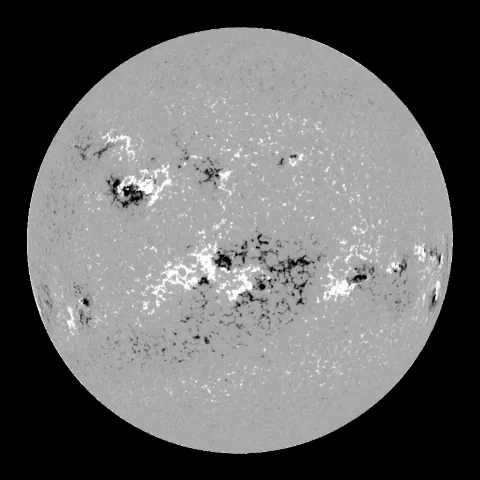 Image of Sun's magnetic field