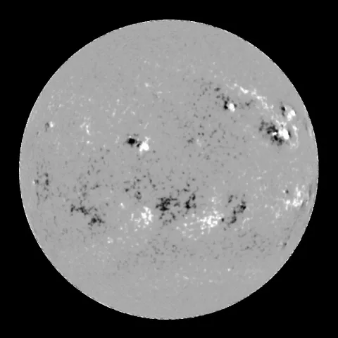 Image of Sun's magnetic field