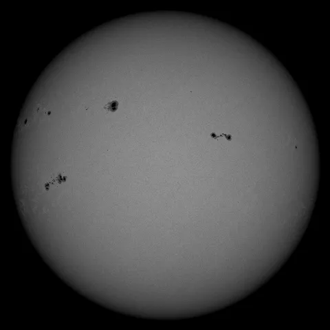 Image of Sun's photosphere