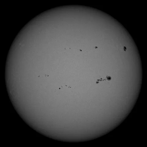 Image of Sun's photosphere