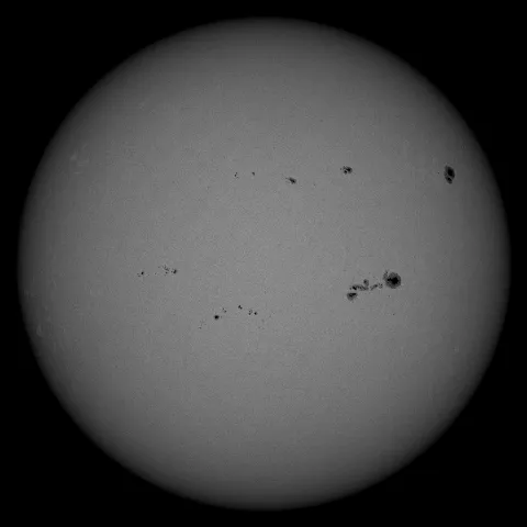 Image of Sun's photosphere