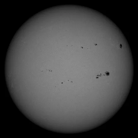 Image of Sun's photosphere