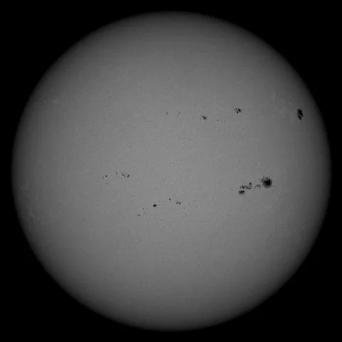 Image of Sun's photosphere