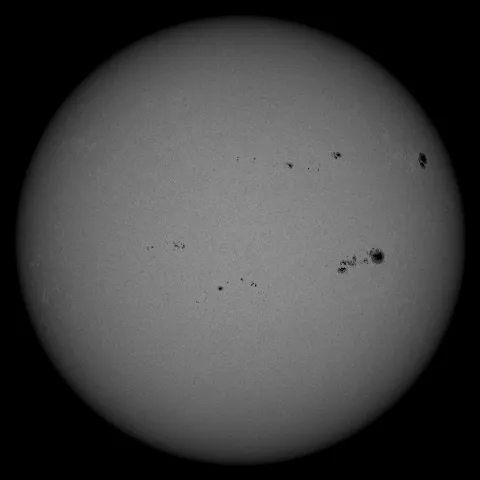 Image of Sun's photosphere