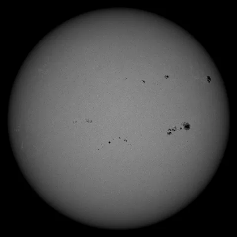 Image of Sun's photosphere