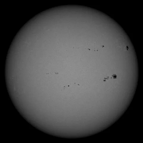 Image of Sun's photosphere