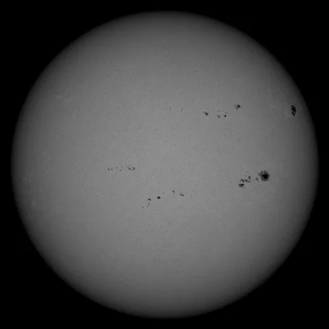 Image of Sun's photosphere