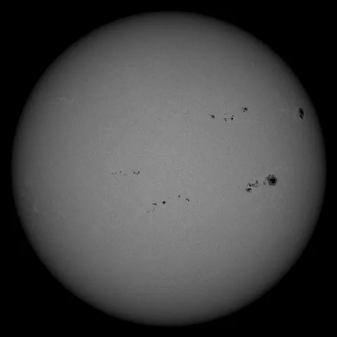 Image of Sun's photosphere