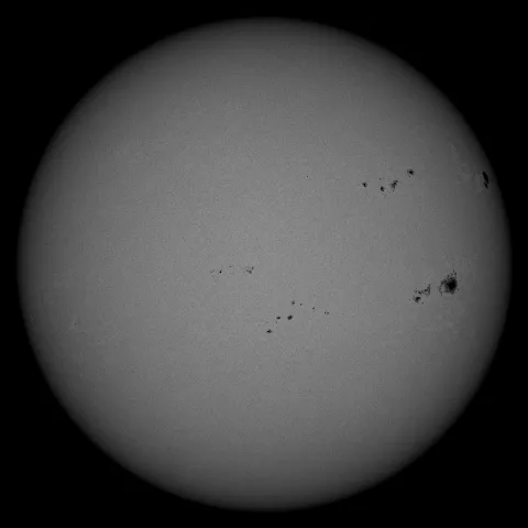 Image of Sun's photosphere