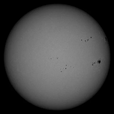 Image of Sun's photosphere