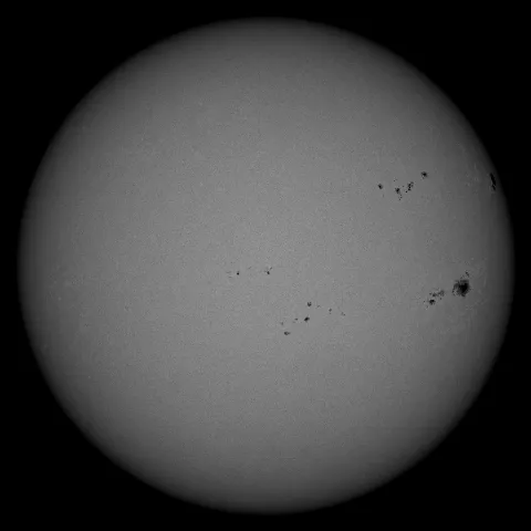 Image of Sun's photosphere