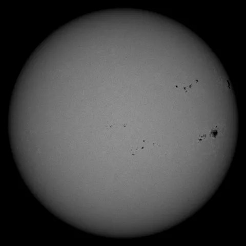 Image of Sun's photosphere