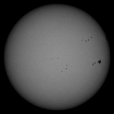 Image of Sun's photosphere