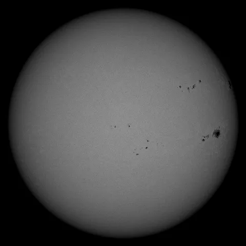 Image of Sun's photosphere