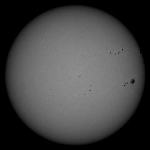 Image of Sun's photosphere