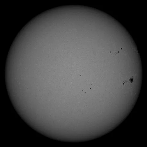 Image of Sun's photosphere