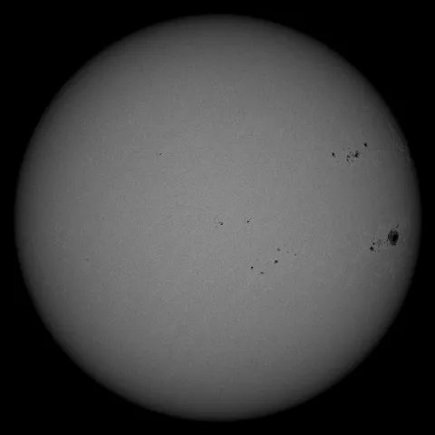 Image of Sun's photosphere