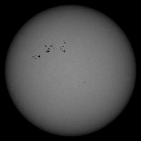 Image of Sun's photosphere