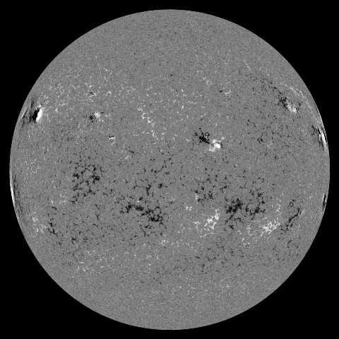 Image of Sun's magnetic field