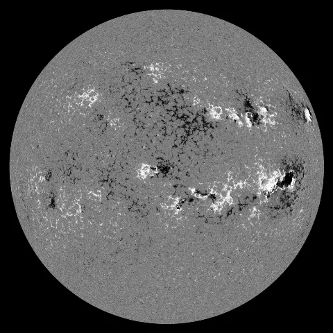 Image of Sun's magnetic field