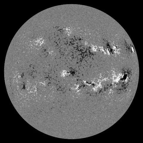 Image of Sun's magnetic field