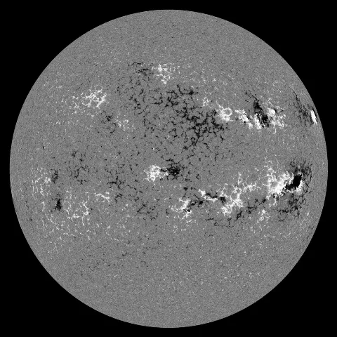 Image of Sun's magnetic field