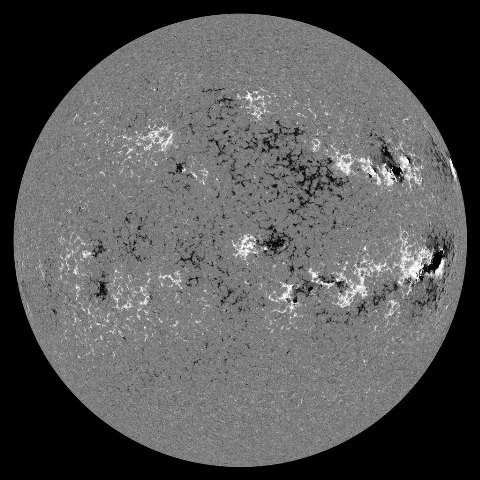 Image of Sun's magnetic field