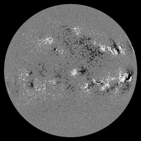 Image of Sun's magnetic field