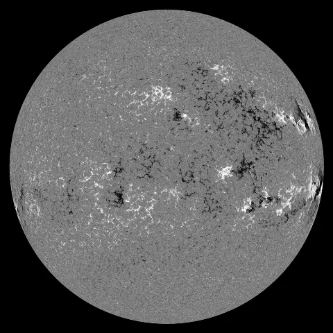 Image of Sun's magnetic field