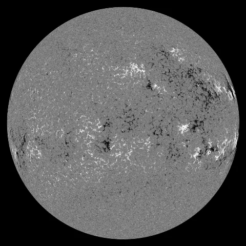 Image of Sun's magnetic field