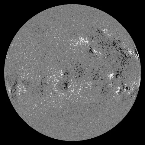 Image of Sun's magnetic field