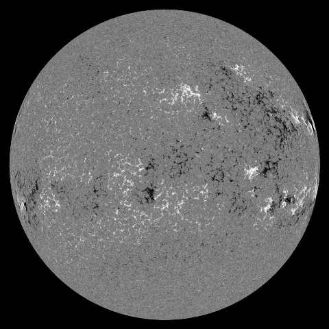 Image of Sun's magnetic field