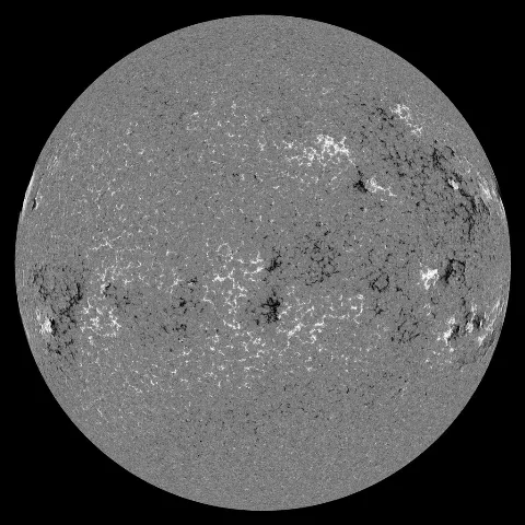 Image of Sun's magnetic field