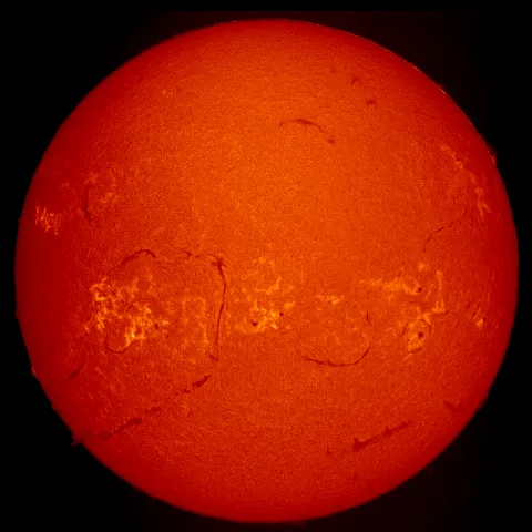 Image of Sun's chromosphere