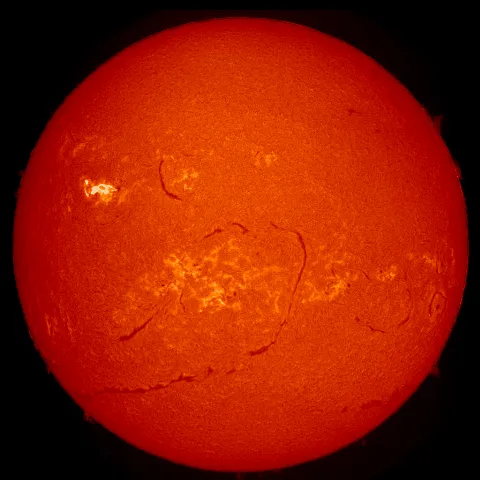 Image of Sun's chromosphere