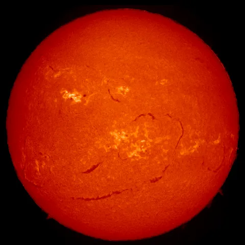 Image of Sun's chromosphere