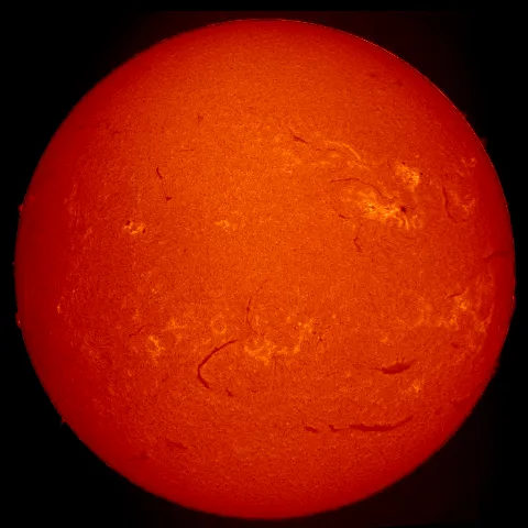 Image of Sun's chromosphere