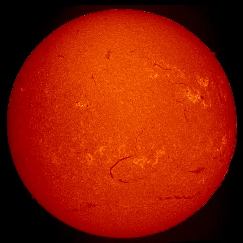 Image of Sun's chromosphere