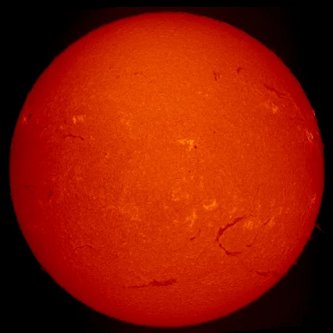 Image of Sun's chromosphere