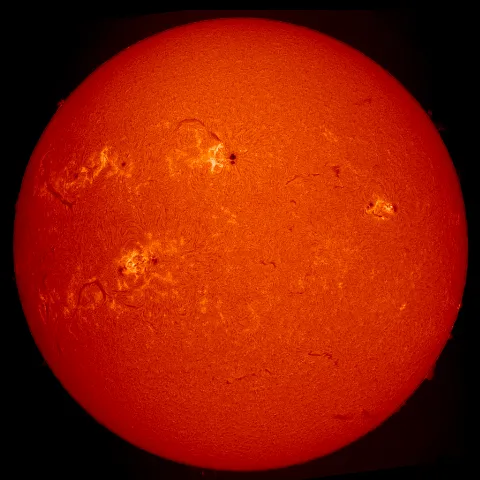 Image of Sun's chromosphere