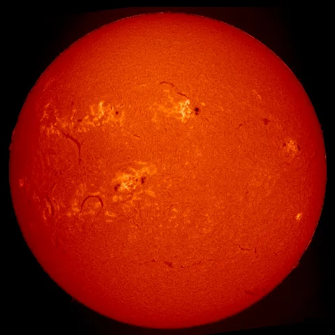 Image of Sun's chromosphere