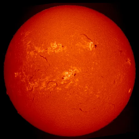 Image of Sun's chromosphere