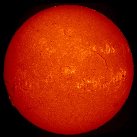 Image of Sun's chromosphere