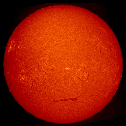 Image of Sun's chromosphere